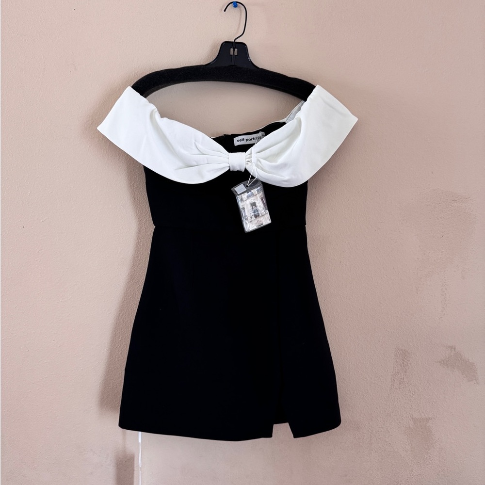 NWT Self-Portrait Off-Shoulder Mini Dress US 2